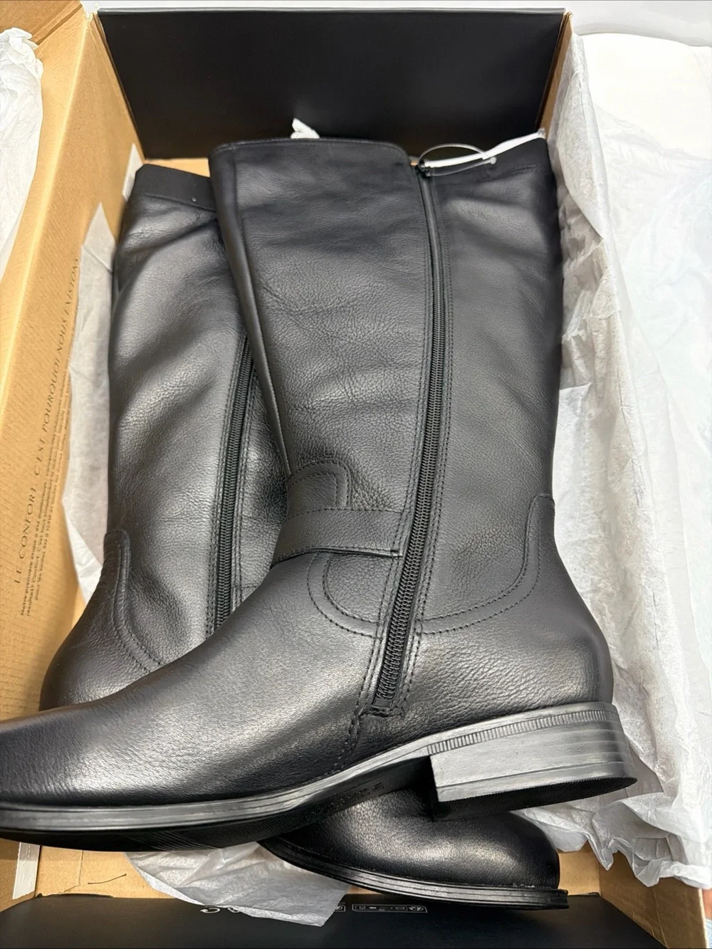 Jaya black XW Women’s Flat Boots 8.5 WW Naturalizer